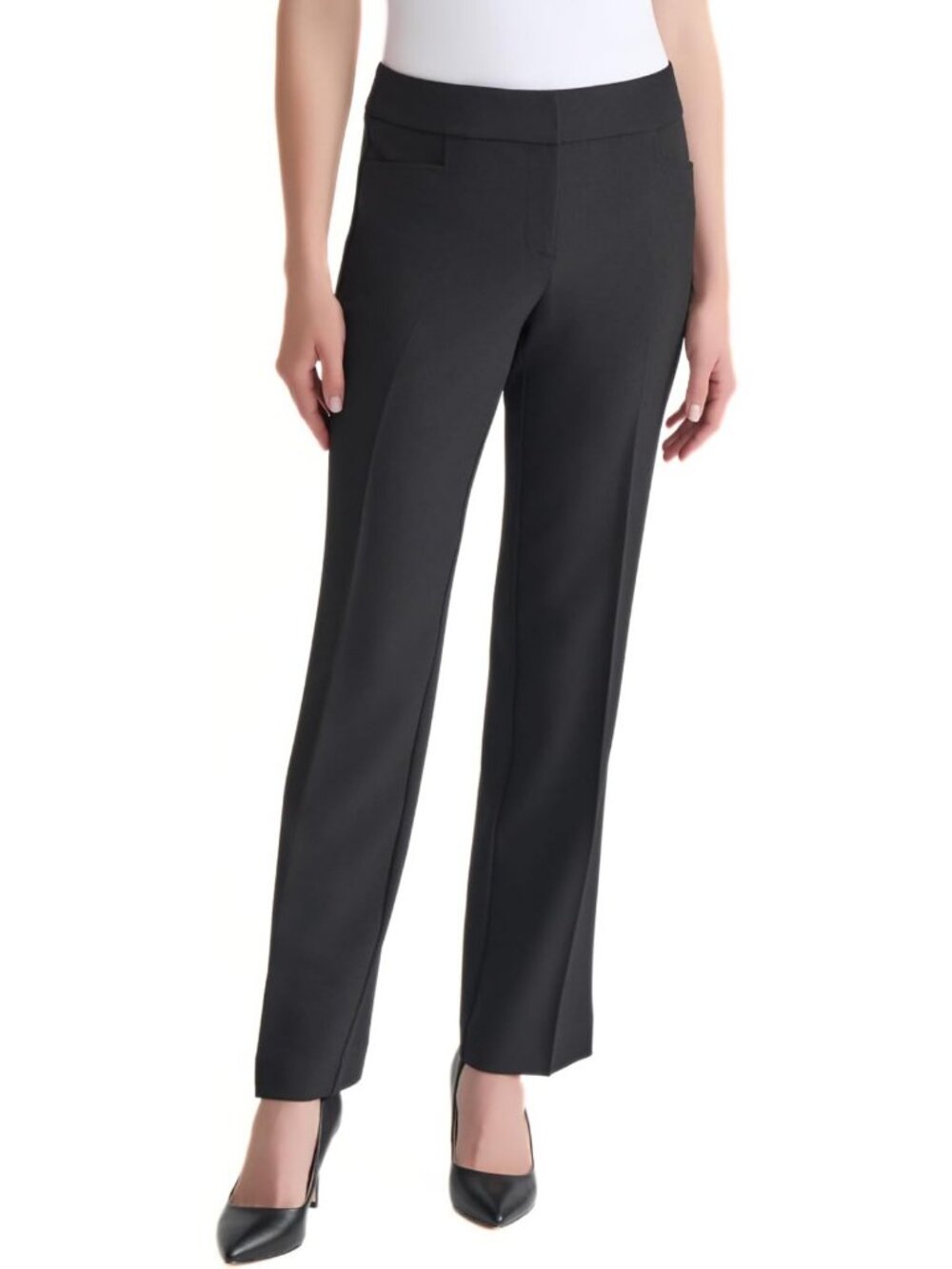 Chic Women's Crepe Trouser Pants - Stylish, Comfortable, Perfect for Work